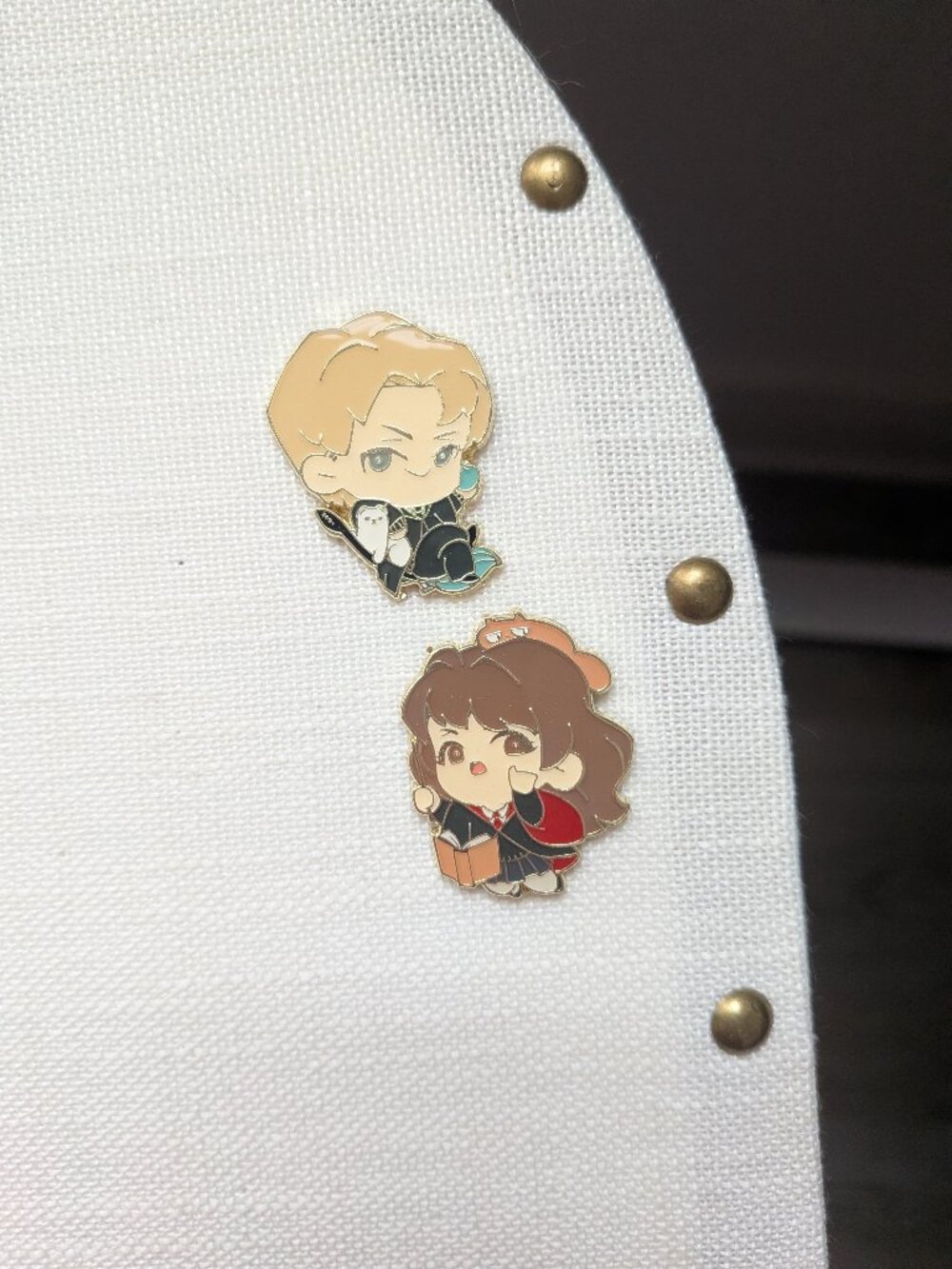 Dramione Chibi pin set